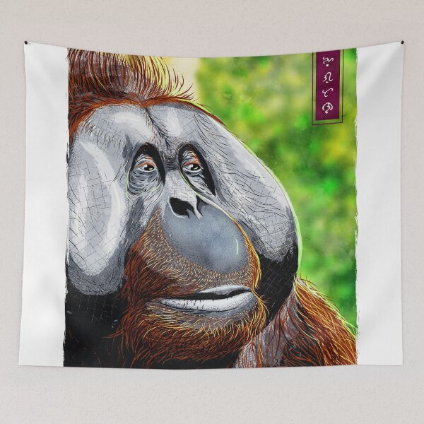Item preview, Bornean Orangutan - White designed and sold by ThorReyes.