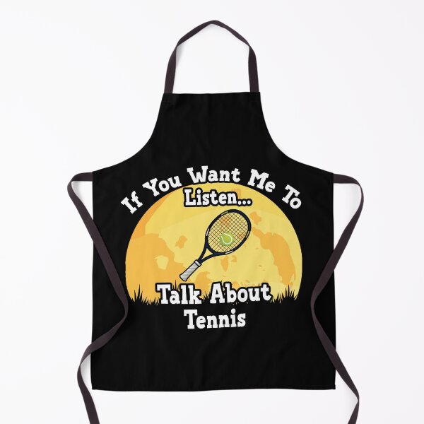 Item preview, If You Want Me To Listen... Talk About Tennis Funny illustration vintage  designed and sold by KO-Design.
