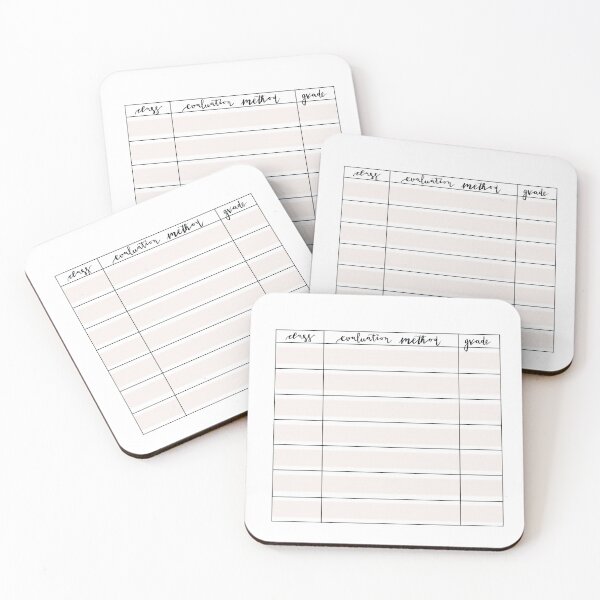 Item preview, Grade Tracker For Student Planner - Pink designed and sold by CaosTranscrito.
