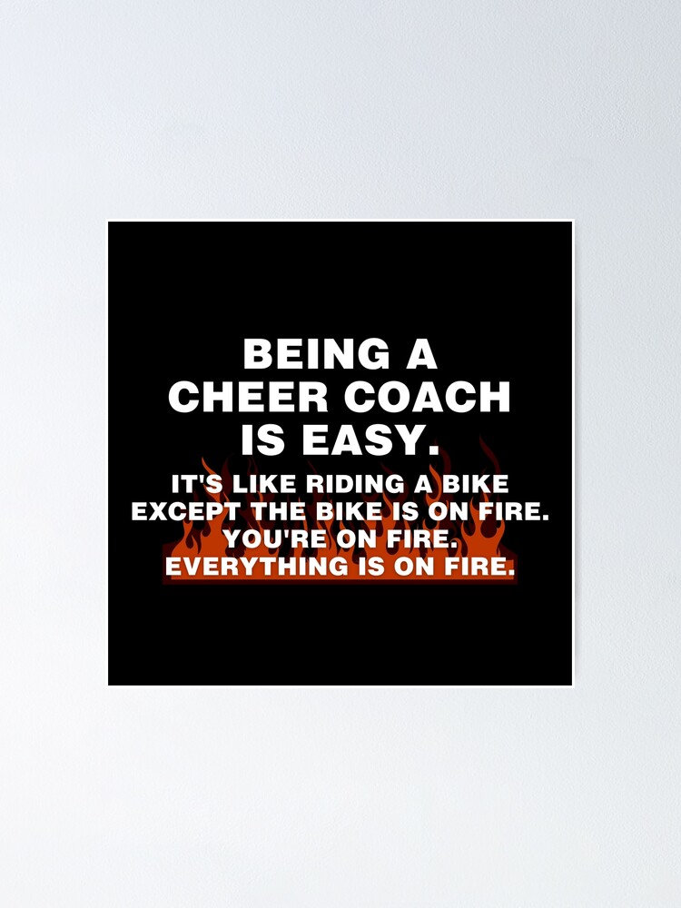 Aperçu 1 sur 3. Poster avec l'œuvre I'm A Cheer Coach What's Your Superpower? créée et vendue par GoDPI.
