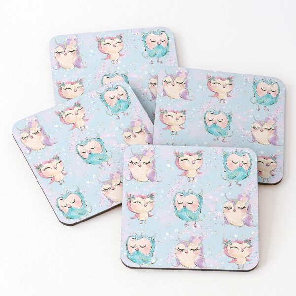 Item preview, adorable owls pattern designed and sold by wonteef.