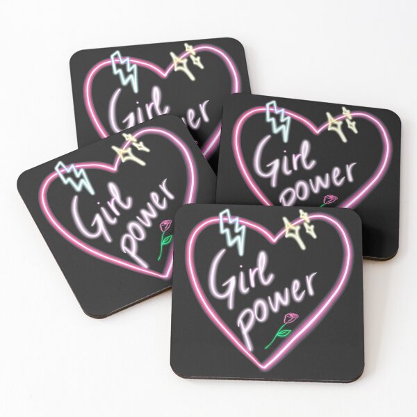Item preview, Neon girl power heart designed and sold by Lemonshaaark.