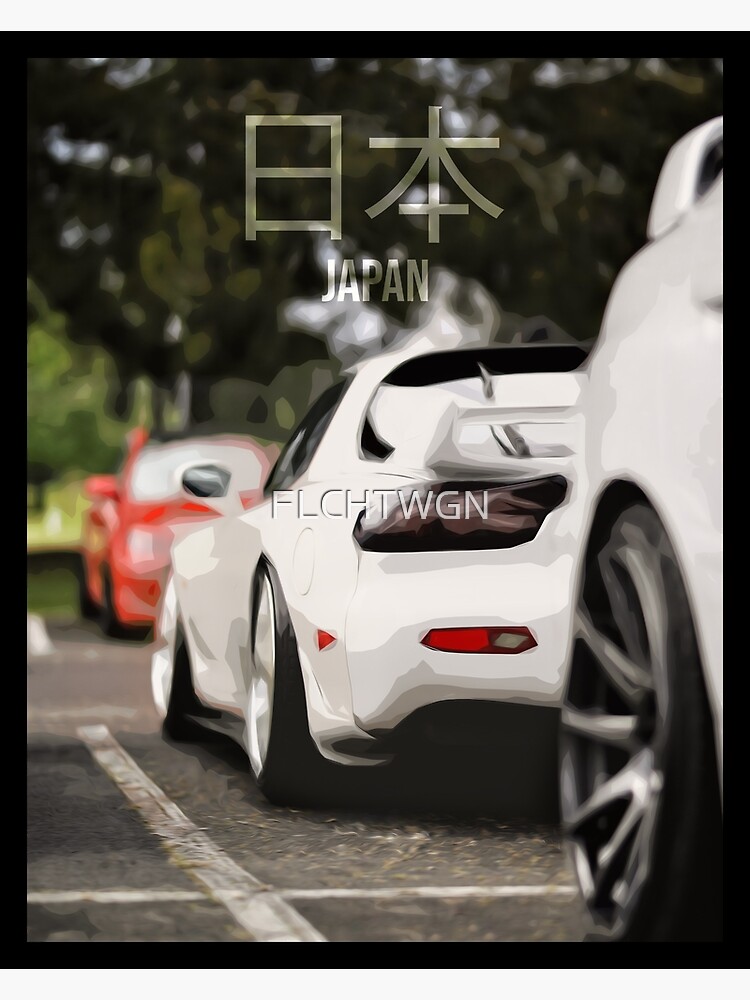 "Japanese Car Enthusiast Car Guy JDM Wankel Rotary Auto Tuning" Poster