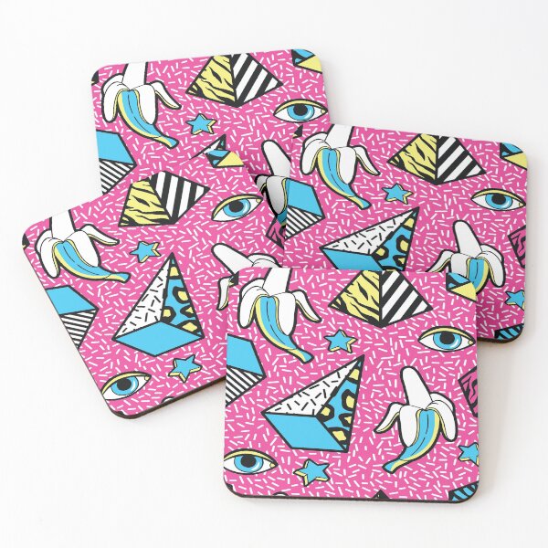Item preview, Memphis Seamless Patterns With Geometric And Grid, Striped With Neon Colors designed and sold by shoppnow1.