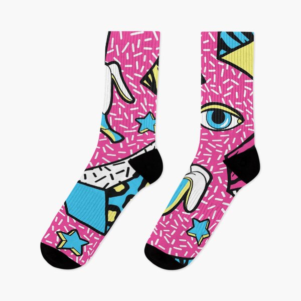 Item preview, Memphis Seamless Patterns With Geometric And Grid, Striped With Neon Colors designed and sold by shoppnow1.