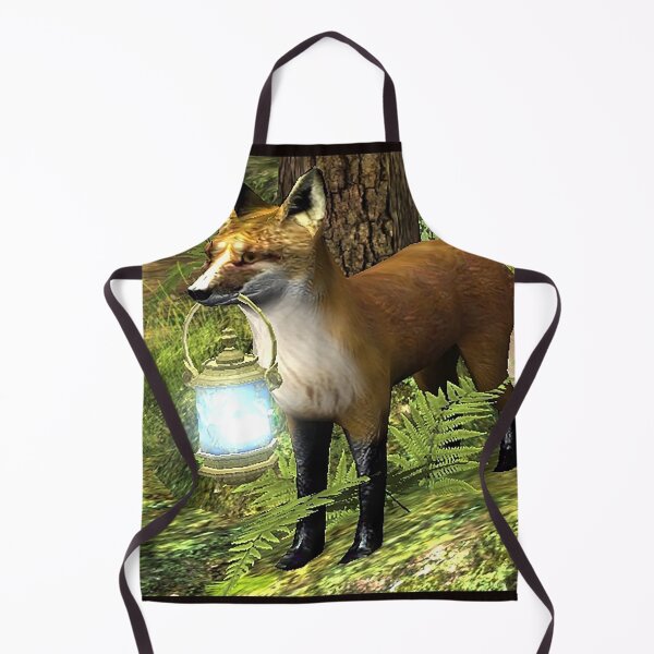 Item preview, fox with lamp designed and sold by The Poette.