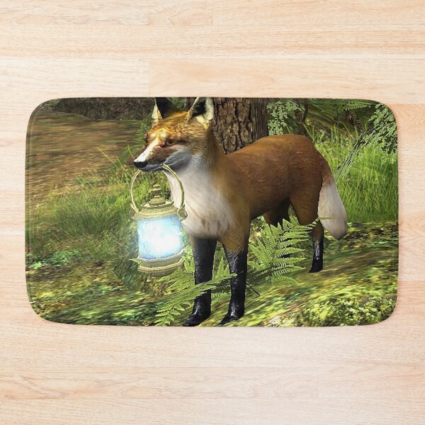 Item preview, fox with lamp designed and sold by The Poette.