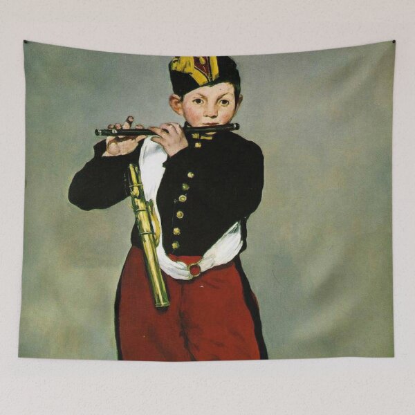 Aperçu de l'œuvre Édouard Manet - Le fifre ou jeune flûtiste créée et vendue par Vivanne-art.