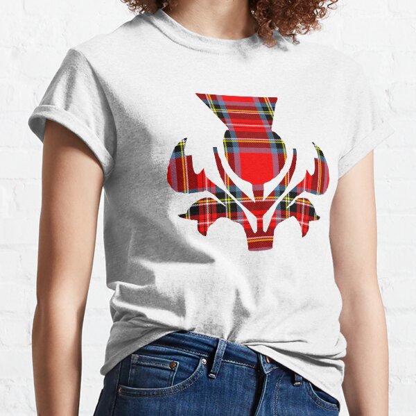 Stewart Royal Modern Tartan - Thistle Classic T-Shirt