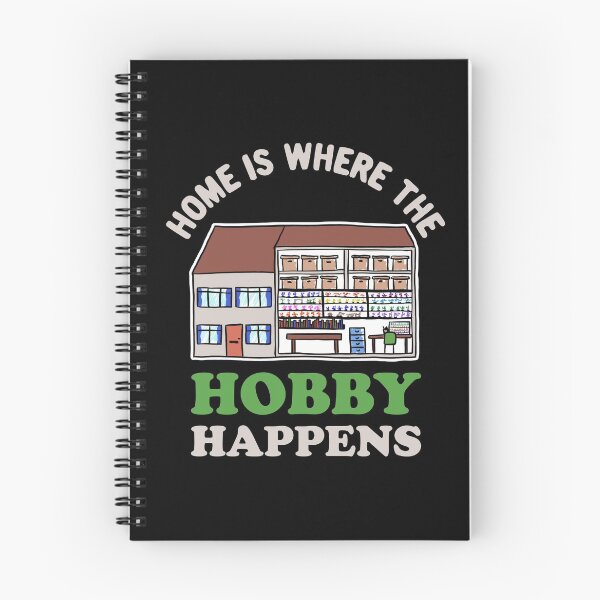 Artikelvorschau, Zuhause ist, wo das Hobby stattfindet entworfen und verkauft von GeekyMumDesigns.