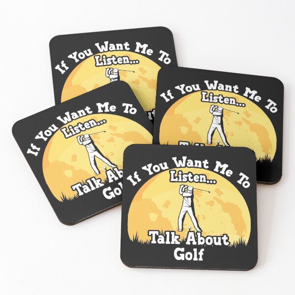 Item preview, If You Want Me To Listen... Talk About Golf Funny illustration vintage  designed and sold by KO-Design.