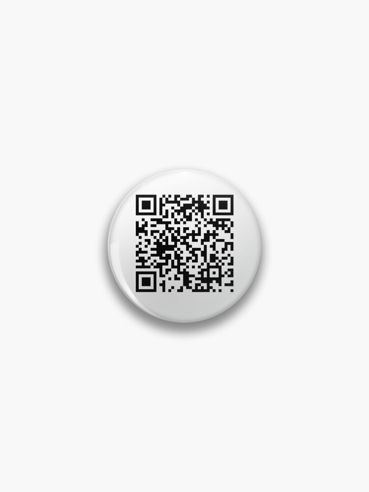 SCAN this Prank Rick roll  video never gonna give you up QR code  Sticker for Sale by rednumberone