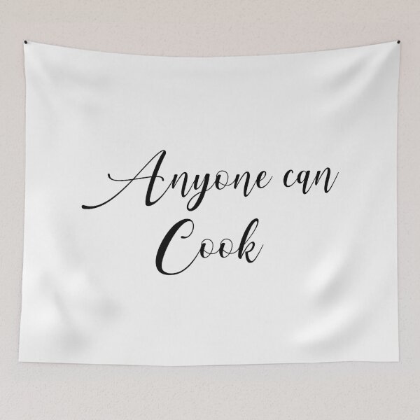 Item preview, Anyone can cook quote from Ratatouille  designed and sold by YonivanL.
