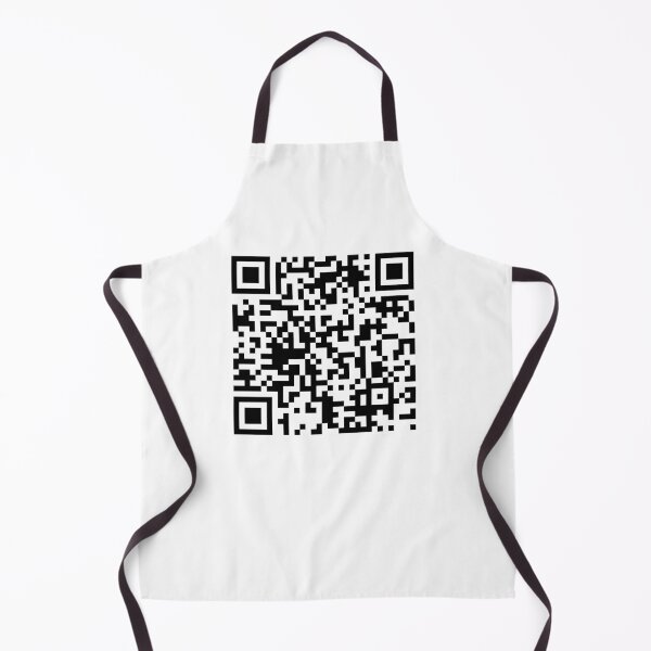 Item preview, Single Rick Roll funny prank Video link readable QR Code pattern designed and sold by rednumberone.