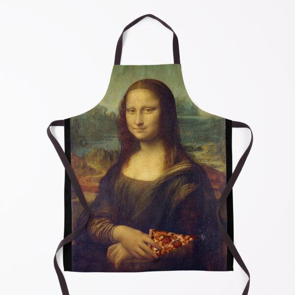 Item preview, Mona Lisa with a Piece of Pizza designed and sold by Amy Hadden.