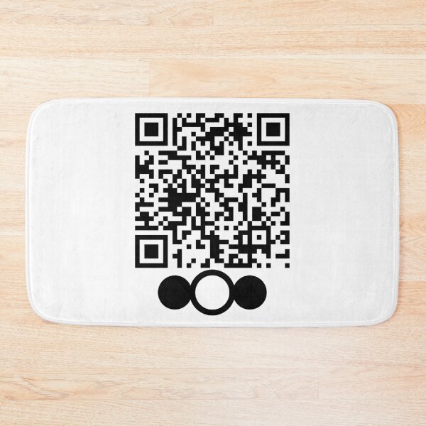 Item preview, Rick Roll funny prank Video link readable QR Code pattern designed and sold by rednumberone.