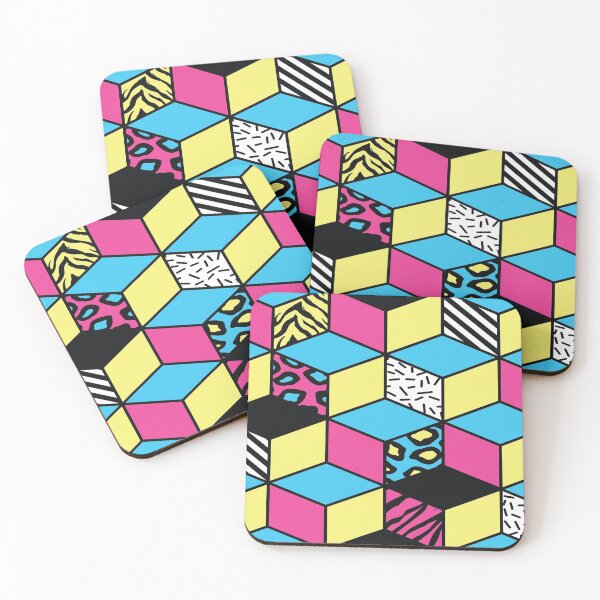 Item preview, Memphis Seamless Patterns With Geometric And Grid, Striped With Neon Colors designed and sold by shoppnow1.