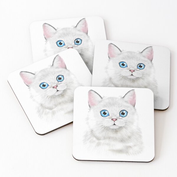 Item preview, Cute Cat Sticker designed and sold by PatternTale.