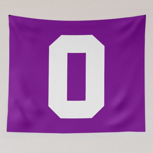 Item preview, Number 0 Sports Purple designed and sold by Shariss.