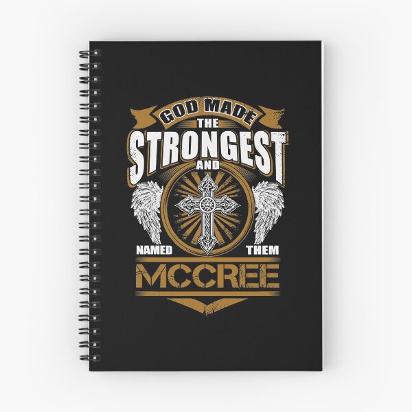 Item preview, Mccree Name T Shirt - God Found Strongest And Named Them Mccree Gift Item Tee designed and sold by ccombercor.