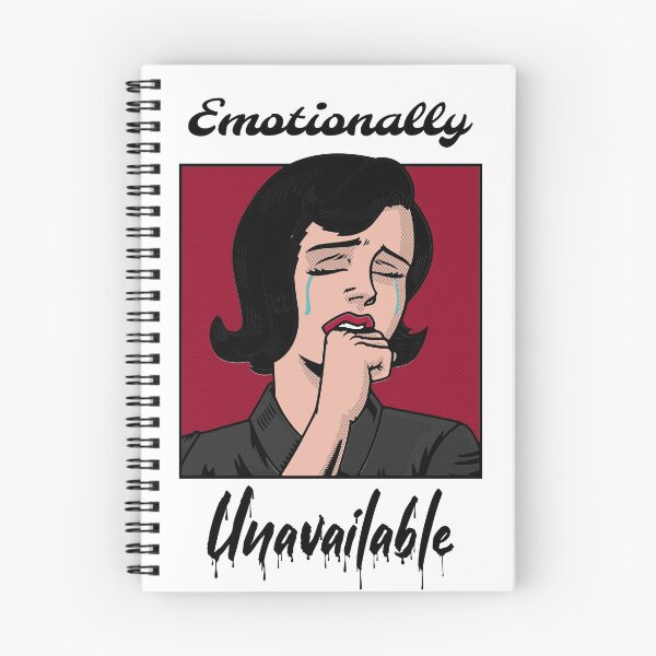 Item preview, Emotionally Unavailable -1950s Comic Style designed and sold by SewnMemories.