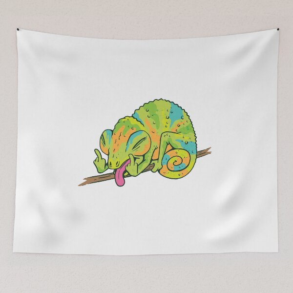 Item preview, Chameleon middle finger  designed and sold by TRIBExSPACE.