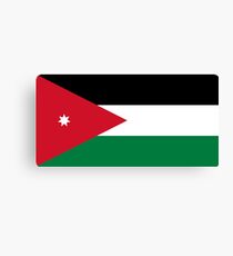 Jordan Flag Canvas Print