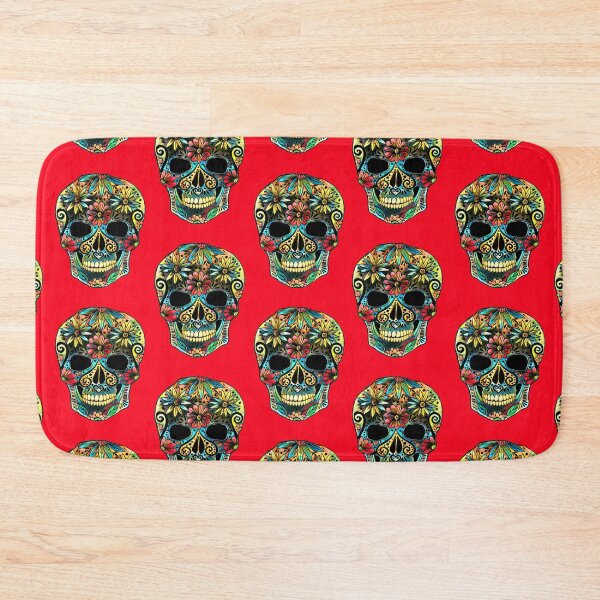 Item preview, Red Sugar Skull pattern designed and sold by Pear Tree Studio.