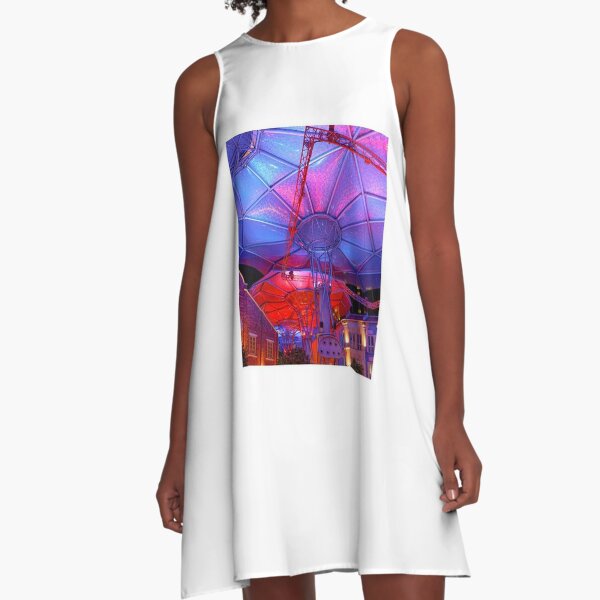 Singapore Night science fiction A-Line Dress