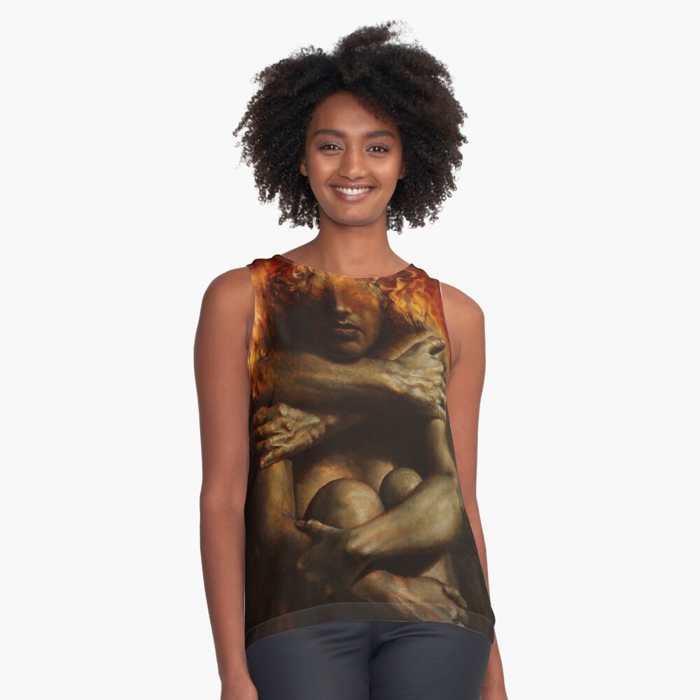 Item preview, Sleeveless Top designed and sold by leoplaw.