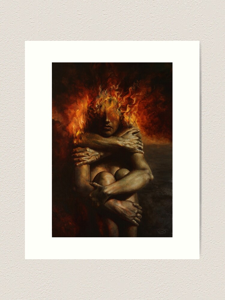 Thumbnail 2 of 3, Art Print, Embrace designed and sold by Leo Plaw.