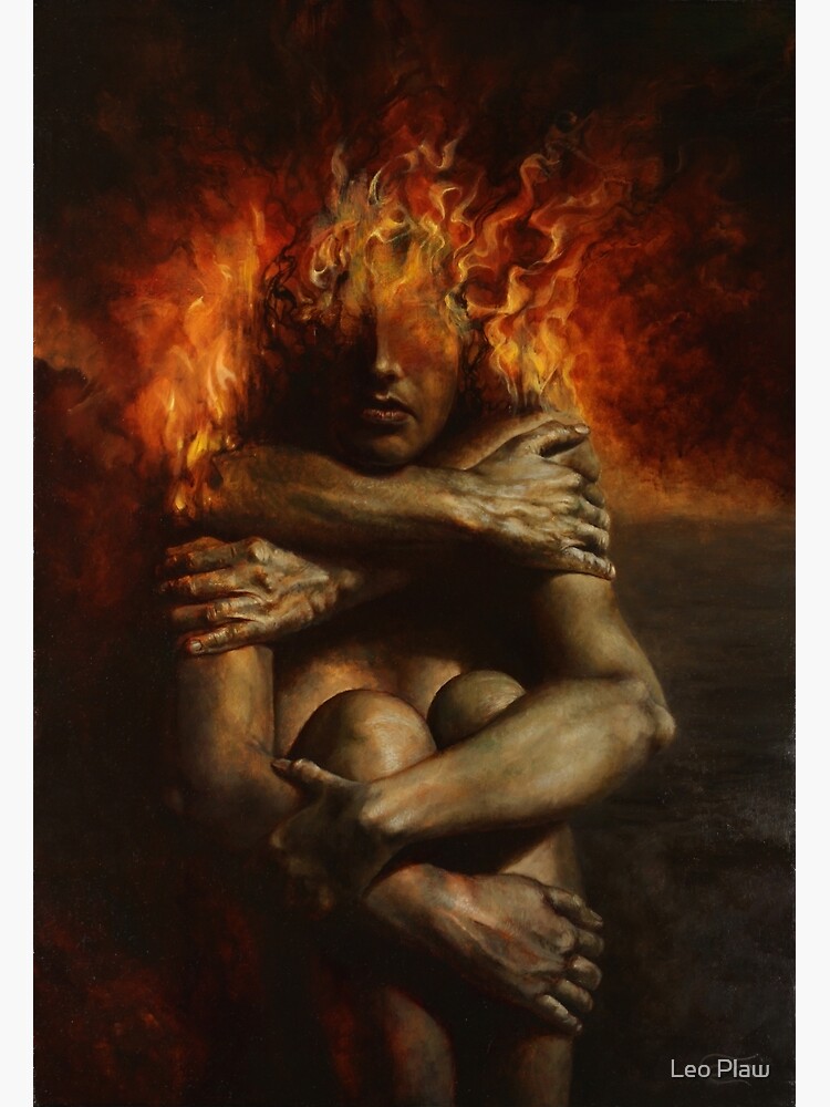 Thumbnail 3 of 3, Art Print, Embrace designed and sold by Leo Plaw.