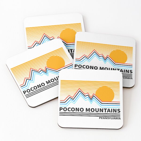 Item preview, Pocono Mountains Pennsylvania Vintage Retro Hiking Adventure Skiing designed and sold by tmartinezta.