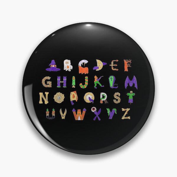 Item preview, Alphabet Halloween  designed and sold by TRIBExSPACE.