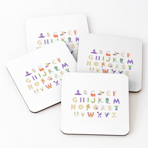 Item preview, Alphabet Halloween  designed and sold by TRIBExSPACE.