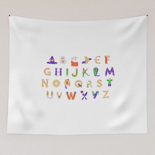 Item preview, Alphabet Halloween  designed and sold by TRIBExSPACE.