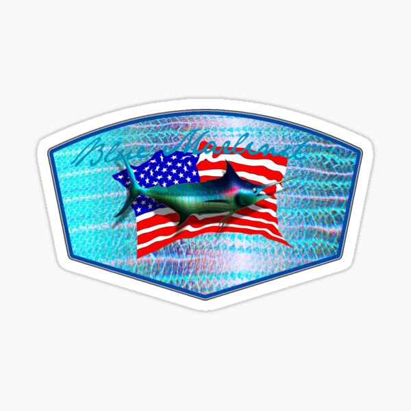 Artikel-Vorschau von Blue Marlin Camo US, designt und verkauft von MikaelJenei.
