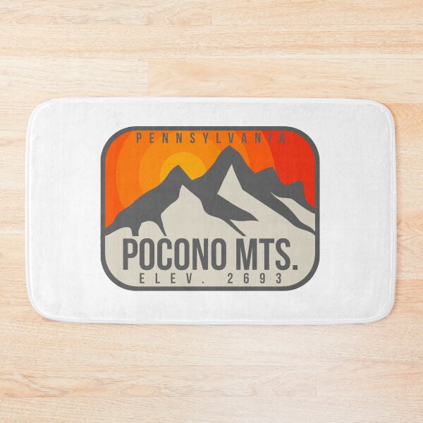 Item preview, Pocono Mountains Pennsylvania Vintage Retro Hiking Adventure Skiing designed and sold by tmartinezta.