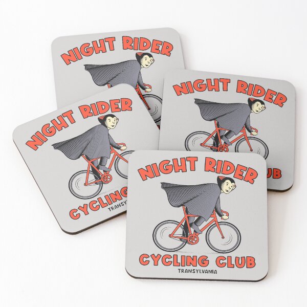 Item preview, Funny Halloween Vampire on Bike // Night Rider Cycling Club designed and sold by SLAG-Creative.