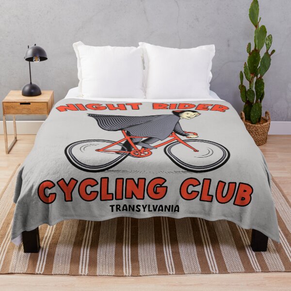Item preview, Funny Halloween Vampire on Bike // Night Rider Cycling Club designed and sold by SLAG-Creative.