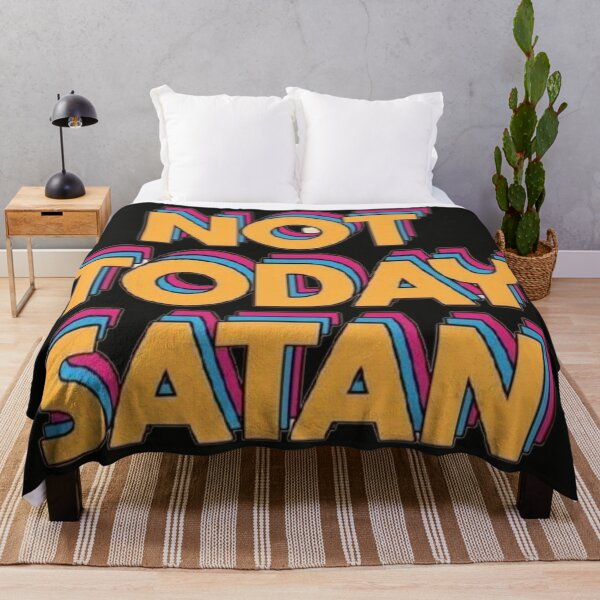 Item preview, NOT TODAY SATAN designed and sold by Argosha.