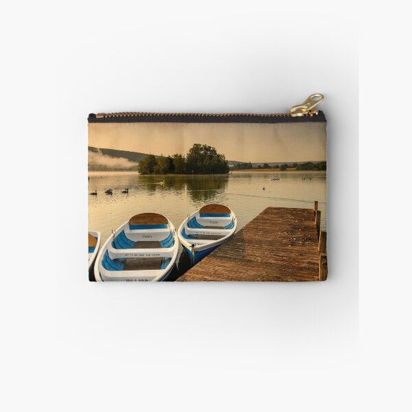 Item preview, Rowing Boats at Llangors Lake, Brecon Beacons at Sunrise designed and sold by MargaretClavell.