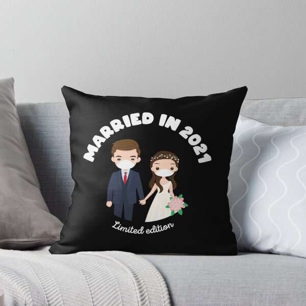 Item preview, Married in 2021 Funny wedding gift designed and sold by Mad-Minds.