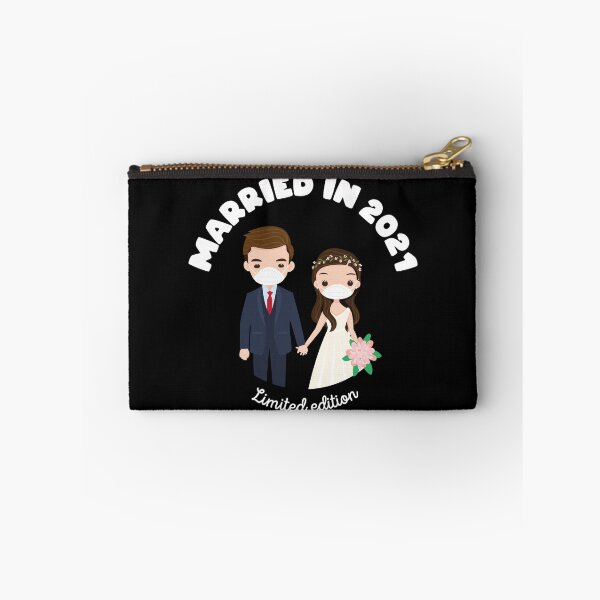 Item preview, Married in 2021 Funny wedding gift designed and sold by Mad-Minds.