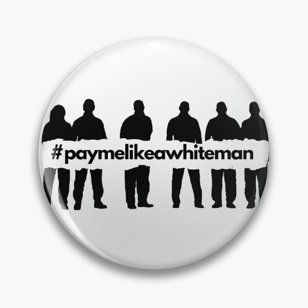 Item preview, pay me like a white man - black man -  stop racism - sandysan designed and sold by sandy-san.