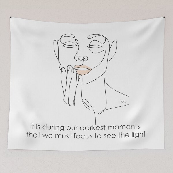 Item preview, It is during our darknest moments that we must focus to see the light. Motivational quote. Positive quote. Quotes inspirational designed and sold by LineHome.