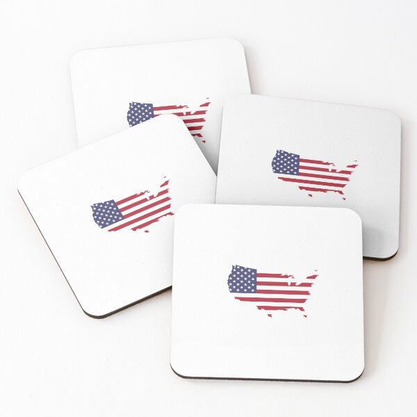 Item preview, map with USA Flag designed and sold by DigiHouse.