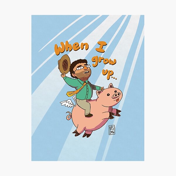 When I grow up by VIXTOPHER Photographic Print