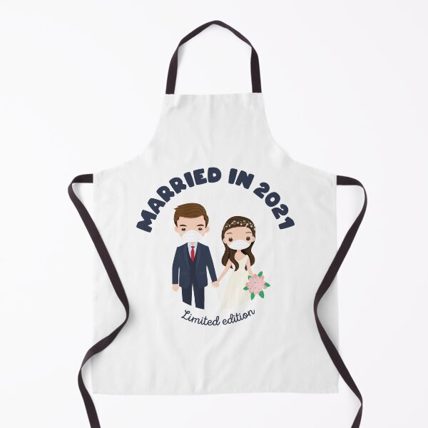 Item preview, Married in 2021 Funny wedding gift designed and sold by Mad-Minds.