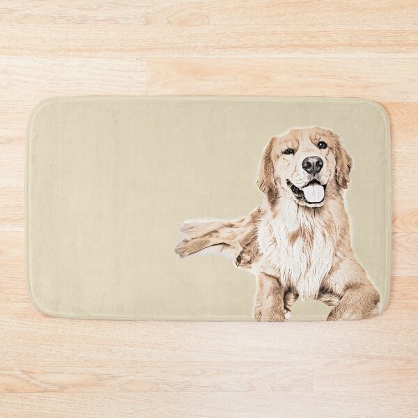 Item preview, Cute Golden Retriever Dog Sitting (Sand) designed and sold by Jelly Bear.